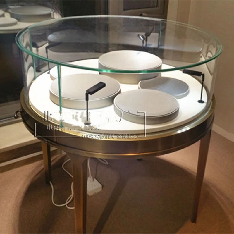 Custom. New Stainless Steel round Jewelry Display Cabinet Jade Jade Glass Cover Display Stand Factory
Custom. New Stainless Steel round Jewelry Display Cabinet Jade Jade Glass Cover Display Stand Factory