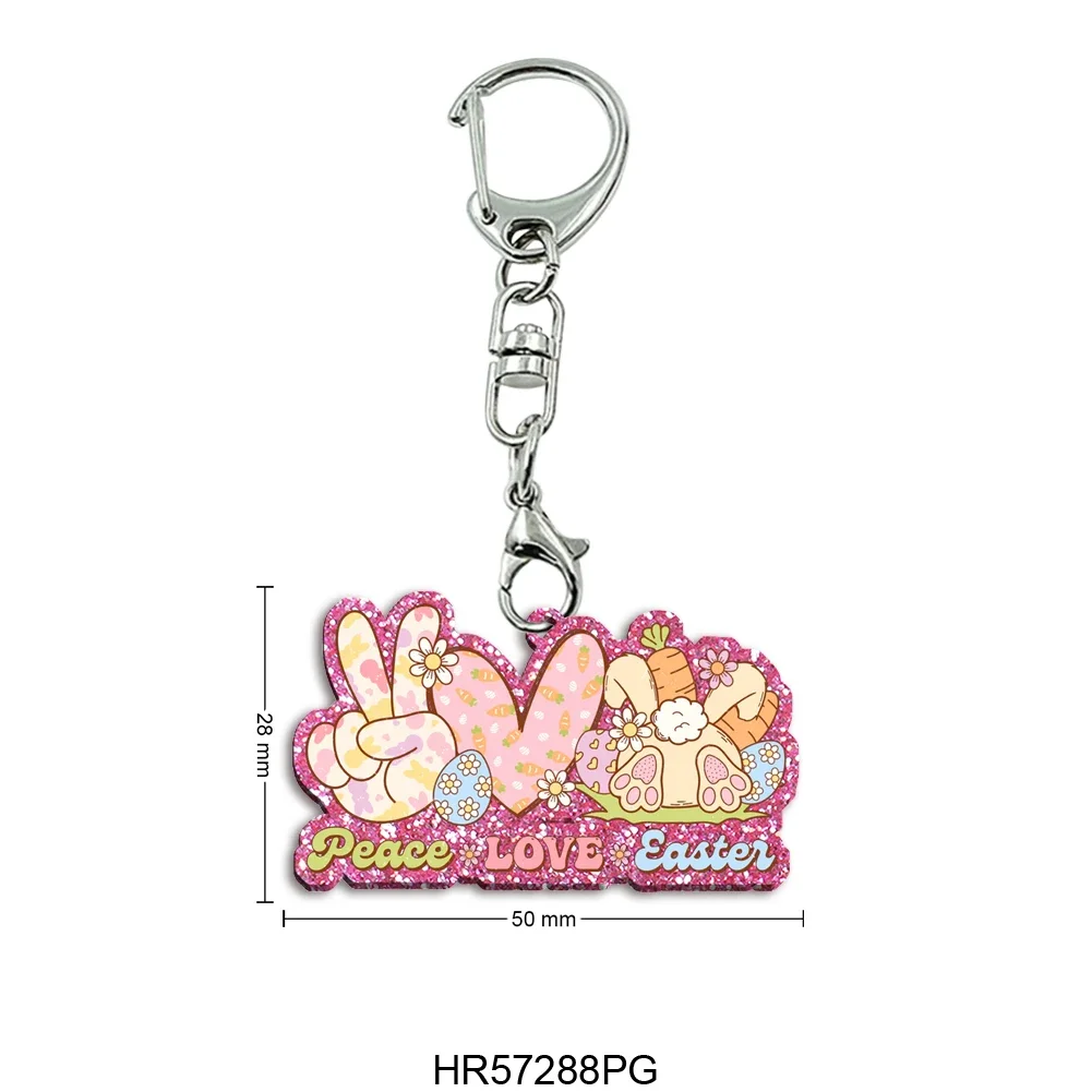 Chunky Glitter Acrylic Easter Day Keychain Rabbit Cartoon Pendant Photo Flash Charms Printing Personality Holographic Key Chains
Chunky Glitter Acrylic Easter Day Keychain Rabbit Cartoon Pendant Photo Flash Charms Printing Personality Holographic Key Chains