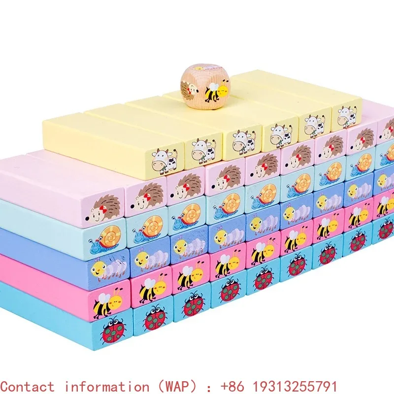 【Best-selling】Wooden Number Animal Domino Blocks Stacking Tower Game Educational Lawn Yard Toy for Kids Outdoor Fun Play
【Best-selling】Wooden Number Animal Domino Blocks Stacking Tower Game Educational Lawn Yard Toy for Kids Outdoor Fun Play