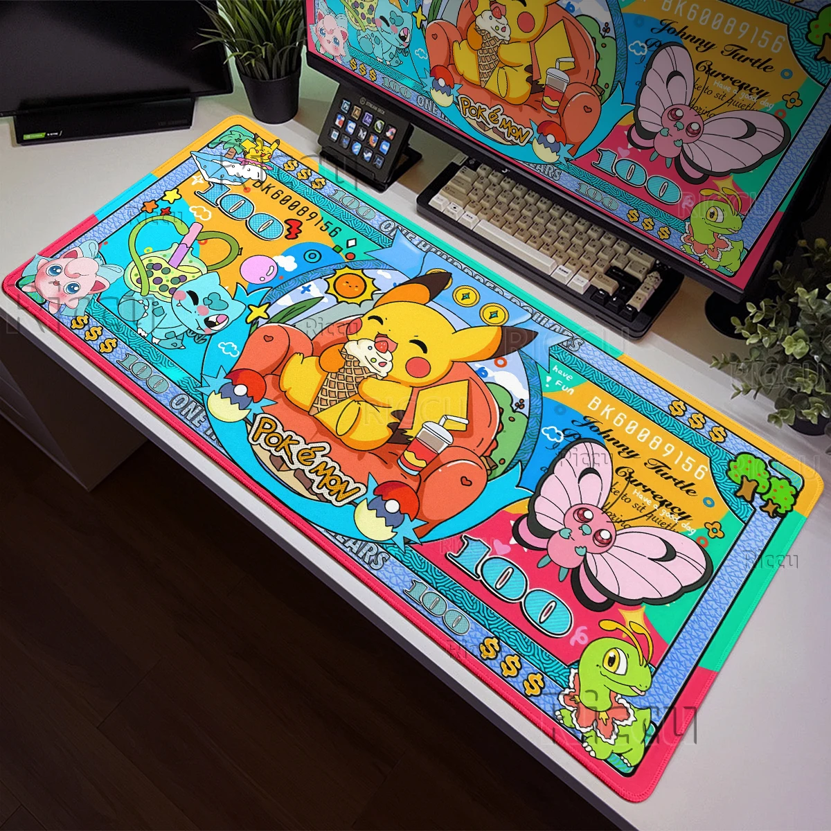 Mouse Pads Gaming Accessories PC Gamer Banknote Design Computer Desk Mats Laptop Large Keyboard Rugs P-Pokemons Extended Carpet
Mouse Pads Gaming Accessories PC Gamer Banknote Design Computer Desk Mats Laptop Large Keyboard Rugs P-Pokemons Extended Carpet
