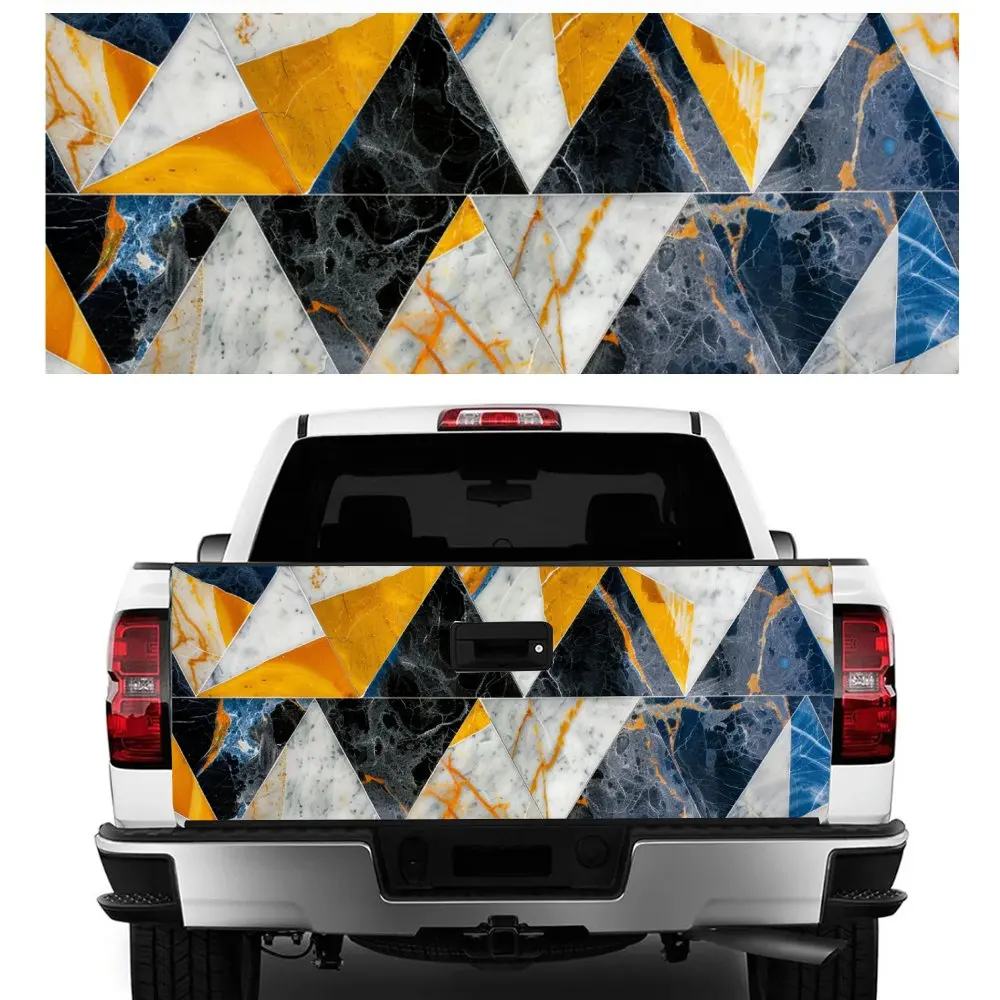 Triangular Pattern Marble Car Tail Trunk Protect Vinly Decal Auto Accessories Hood Decoration Sticker for Off-road Pickup
Triangular Pattern Marble Car Tail Trunk Protect Vinly Decal Auto Accessories Hood Decoration Sticker for Off-road Pickup