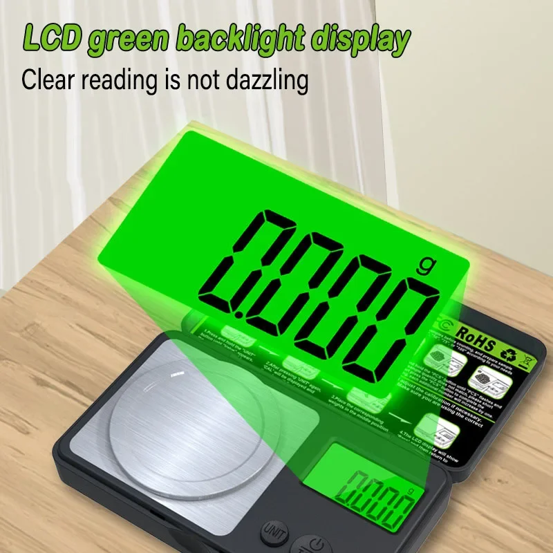 Портативные цифровые весы 0,01 г, ЖК-цифровой дисплей, функция калибровки, ювелирные весы, которые можно преобрать измерительные блоки
Портативные цифровые весы 0,01 г, ЖК-цифровой дисплей, функция калибровки, ювелирные весы, которые можно преобрать измерительные блоки