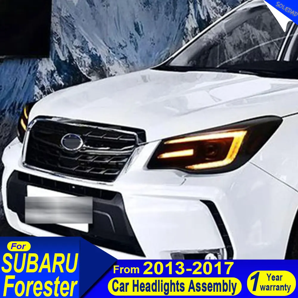 Фары для Subaru Forester 2013-2018 годов выпуска, светодиодные проекционные фары с дневными ходовыми огнями (DRL)
Фары для Subaru Forester 2013-2018 годов выпуска, светодиодные проекционные фары с дневными ходовыми огнями (DRL)