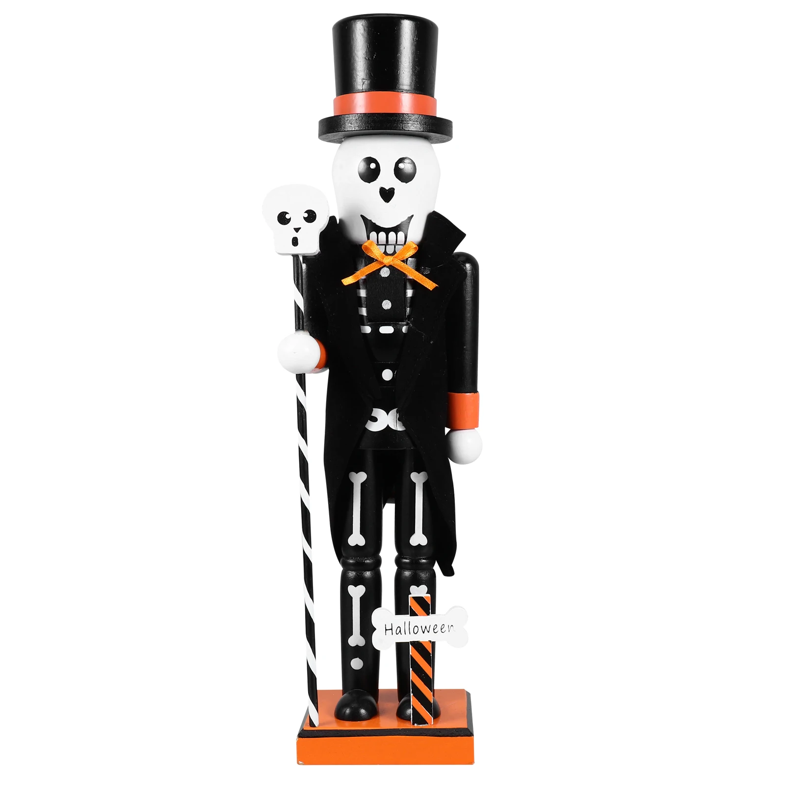 Halloween Nutcracker Soldier Pumpkin Decor Unique Wooden Figure Scary Toy Table Mantle Shelf Party Supplies Black Man Home Decor
Halloween Nutcracker Soldier Pumpkin Decor Unique Wooden Figure Scary Toy Table Mantle Shelf Party Supplies Black Man Home Decor
