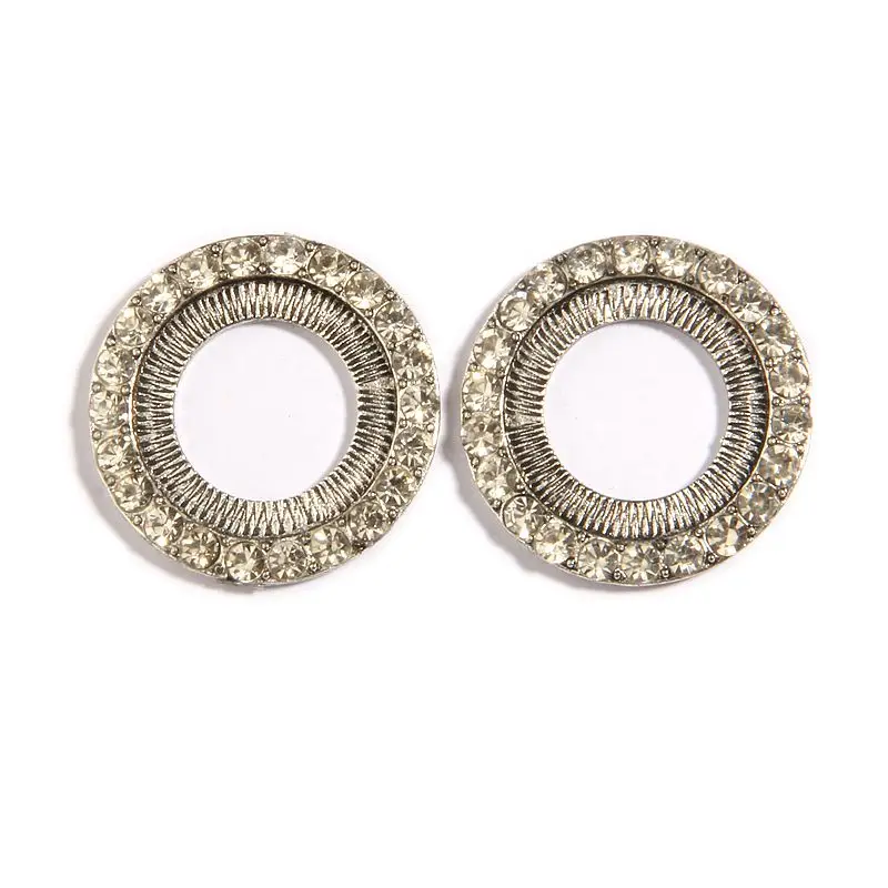 10Pcs 32mm Round Crystal Metal Rhinestone Buttons Appliques Embellishment Flatback For Wedding Cloth Shoe Bag Decoration
10Pcs 32mm Round Crystal Metal Rhinestone Buttons Appliques Embellishment Flatback For Wedding Cloth Shoe Bag Decoration