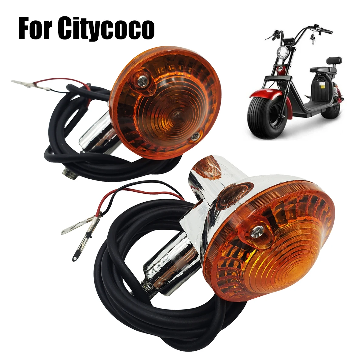2 Pcs Electric Scooter Turn Signal Lights Indicator Blinkers Flasher Amber Light For Citycoco Electric Scooter Harley Scooter
2 Pcs Electric Scooter Turn Signal Lights Indicator Blinkers Flasher Amber Light For Citycoco Electric Scooter Harley Scooter