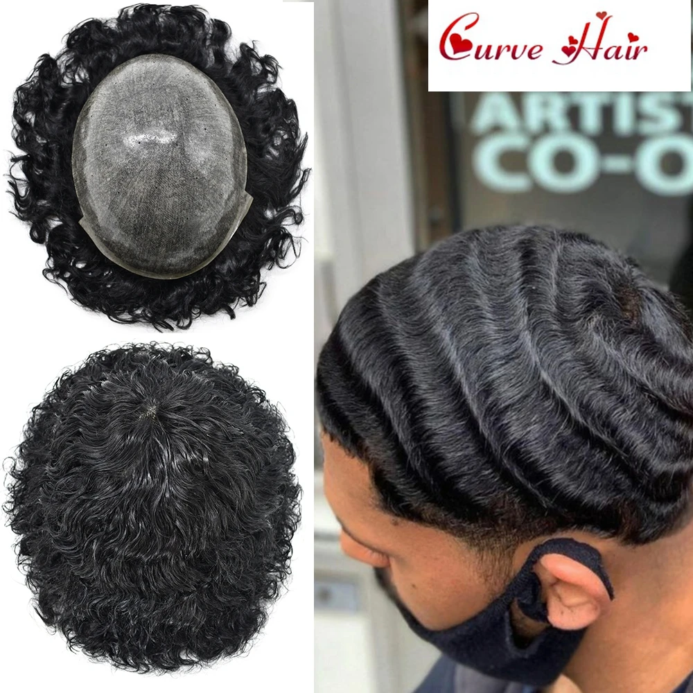 20mm Wavy Afro Toupee for Black Men Units African American Mens Hair Repalcement System Injected PU Wigs Human Hair Afro Units
20mm Wavy Afro Toupee for Black Men Units African American Mens Hair Repalcement System Injected PU Wigs Human Hair Afro Units