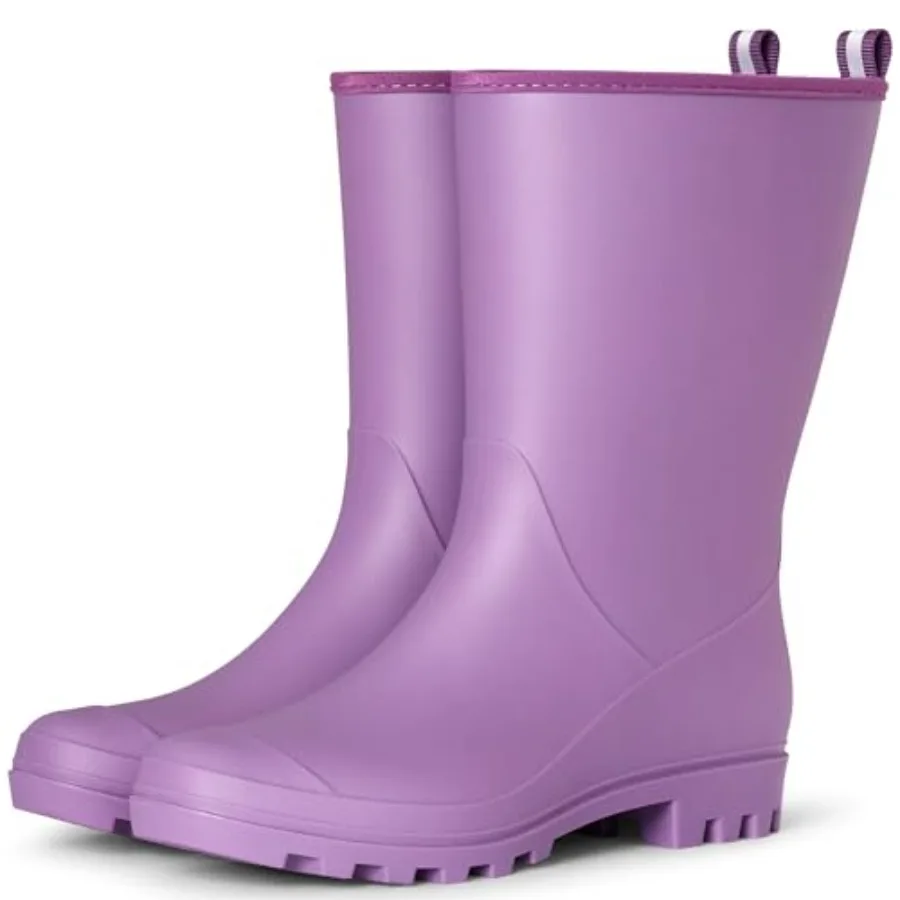 Wide Calf Rain Boots for Women Fashion Waterproof Mid Calf Rubber Boots Non-Slip Matte Outdoor Garden Shoes Work Booties Mud Bo
Wide Calf Rain Boots for Women Fashion Waterproof Mid Calf Rubber Boots Non-Slip Matte Outdoor Garden Shoes Work Booties Mud Bo