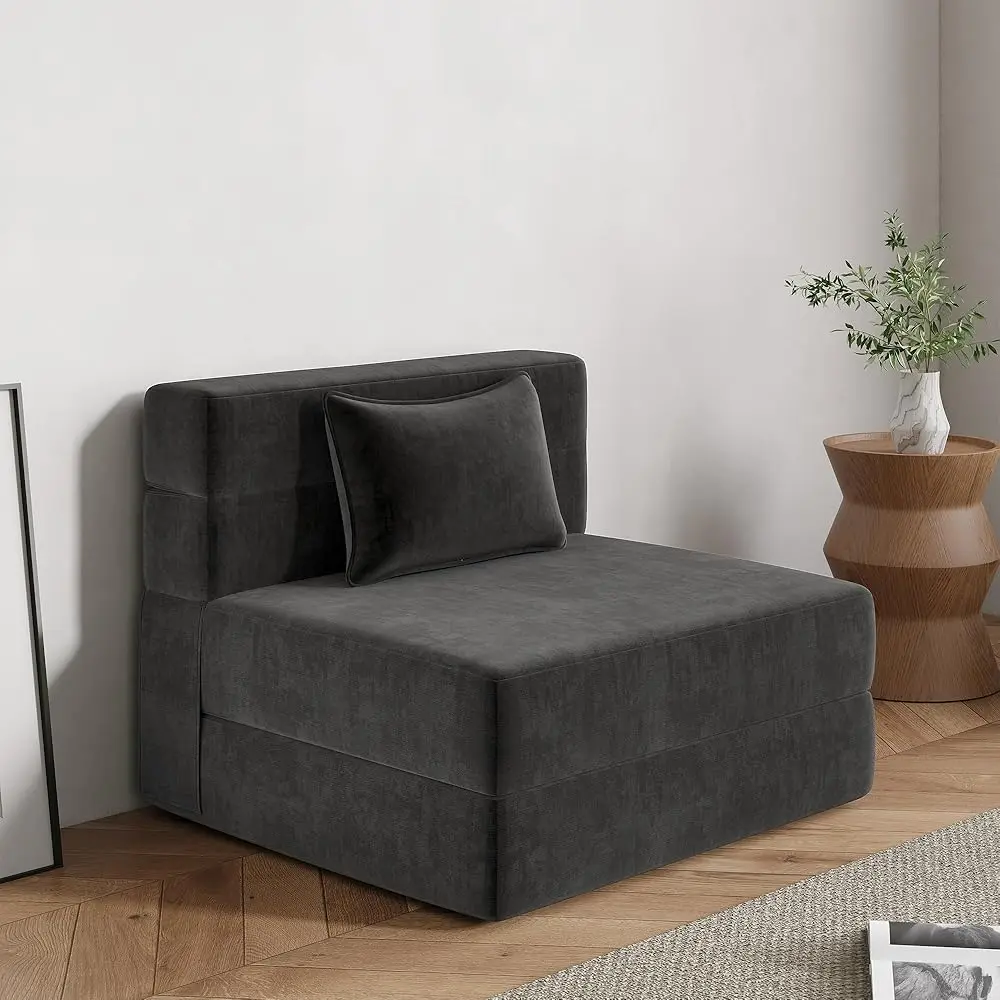 Folding Sofa Bed, Convertible Sleeper Chair Single Size With Pillow, Foldable Lazy Futon Chair, Portable Fold Out Sofa Bed For
Folding Sofa Bed, Convertible Sleeper Chair Single Size With Pillow, Foldable Lazy Futon Chair, Portable Fold Out Sofa Bed For