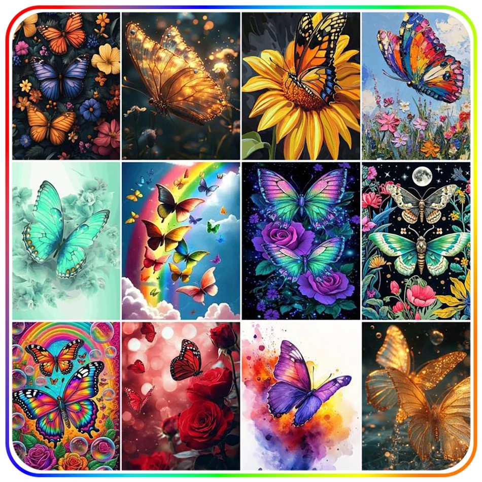 SDOYUNO Diamond Painting Cross Stitch 5D Dimond Art Paintings butterfly Full Square Round Drill Diy Set Diamond Pictures Stitch
SDOYUNO Diamond Painting Cross Stitch 5D Dimond Art Paintings butterfly Full Square Round Drill Diy Set Diamond Pictures Stitch