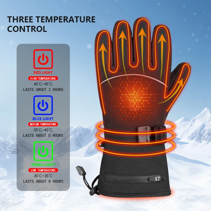 Outdoor Wind protection USB Heated Motorcycle Gloves Battery Heated Ski Gloves Rechargeable
Outdoor Wind protection USB Heated Motorcycle Gloves Battery Heated Ski Gloves Rechargeable
