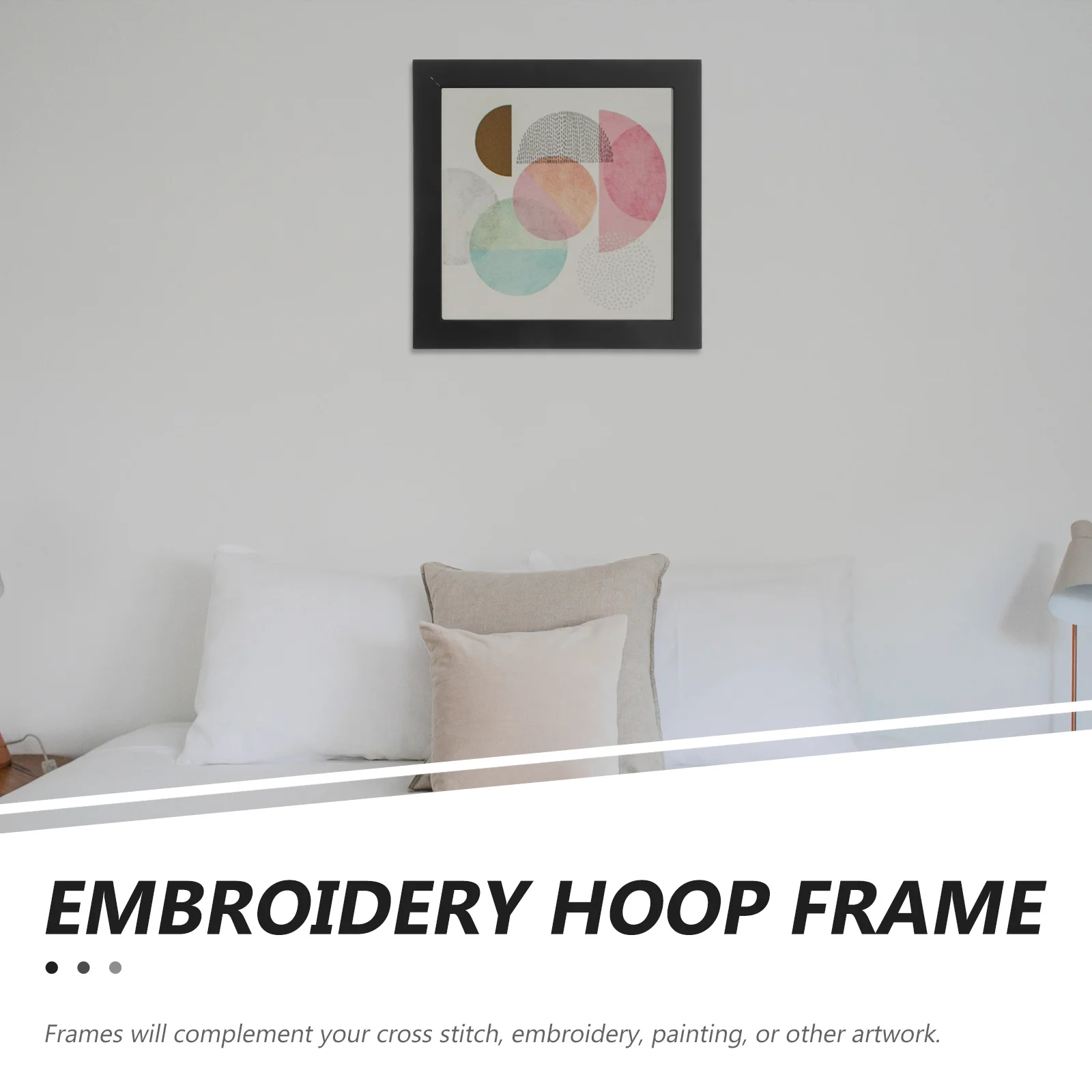 Embroidery Display Frame 7 Inch Square Black Wood Hoop Photo Frame for Cross Stitch Decor Accessories
Embroidery Display Frame 7 Inch Square Black Wood Hoop Photo Frame for Cross Stitch Decor Accessories