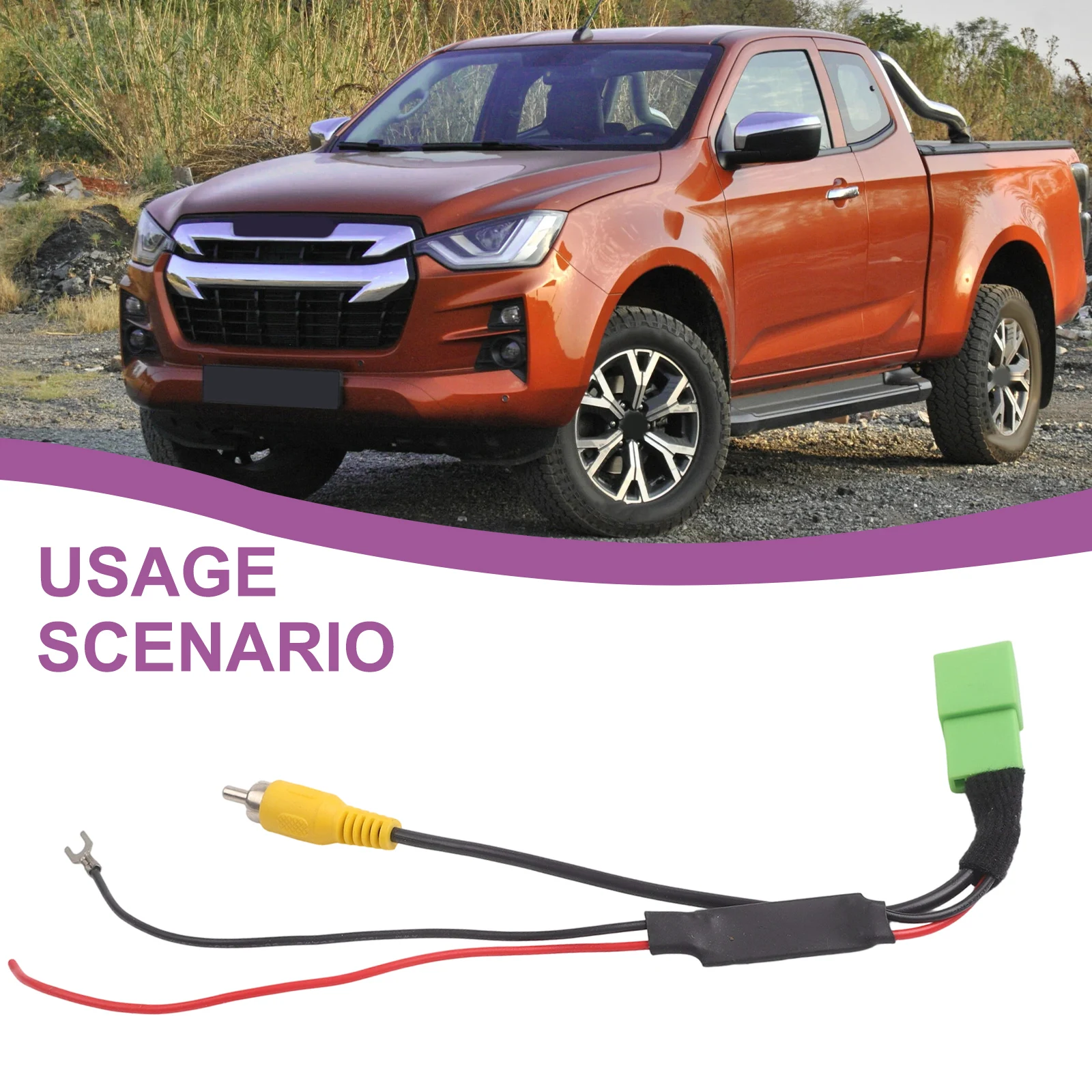 18cm Car Camera Video Output Reversing Camera Adapter Cable 5 Pin 12V For ISUZU D-MAX Reverse Camera Convert Line Accessories
18cm Car Camera Video Output Reversing Camera Adapter Cable 5 Pin 12V For ISUZU D-MAX Reverse Camera Convert Line Accessories