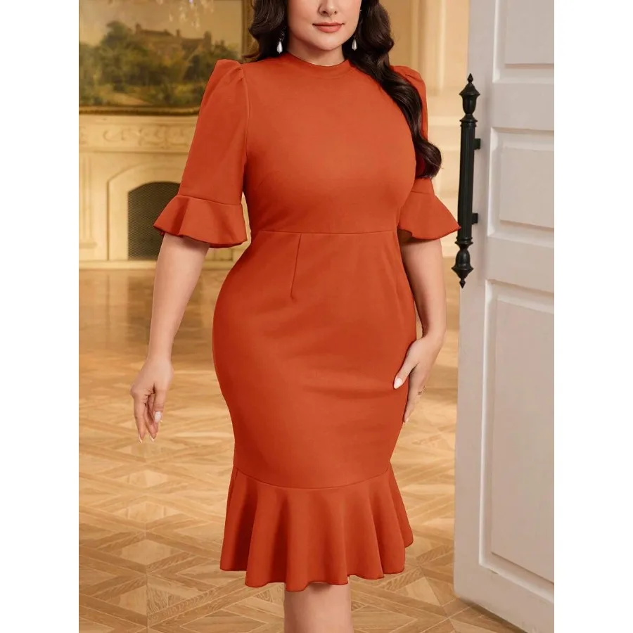 【New style】 Privé Plus Size Women's Spring/Summer Comfortable Casual Elegant Office Commute Intelligent Bubble Ruffle Sleeve Bo
【New style】 Privé Plus Size Women's Spring/Summer Comfortable Casual Elegant Office Commute Intelligent Bubble Ruffle Sleeve Bo