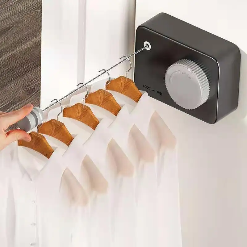 Invisible Retractable Clothesline Indoor Punch-free Bathroom Bathroom Drying Rack Balcony Retractable Clothes Hanging Rope
Invisible Retractable Clothesline Indoor Punch-free Bathroom Bathroom Drying Rack Balcony Retractable Clothes Hanging Rope