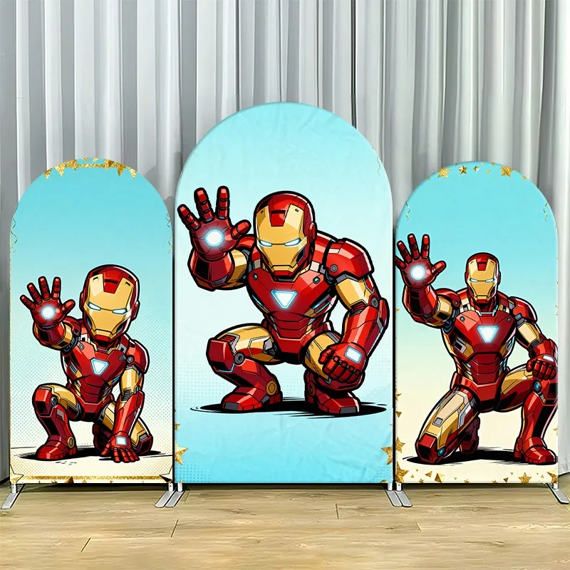 Arch Backdrop Cover Single Side Iron Man Red Gold Armor Party Decoration Photo Booth Background Props Event Supplies Room Decor
Arch Backdrop Cover Single Side Iron Man Red Gold Armor Party Decoration Photo Booth Background Props Event Supplies Room Decor