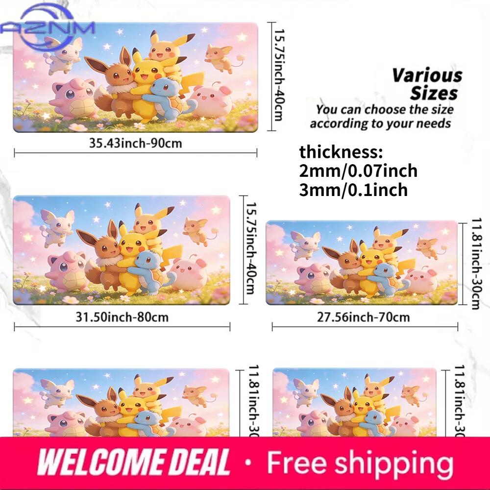 Pokemon Pikachu & Friends Starry Meadow Gaming Desk Mat Non-Slip Washable Mouse Pad
Pokemon Pikachu & Friends Starry Meadow Gaming Desk Mat Non-Slip Washable Mouse Pad