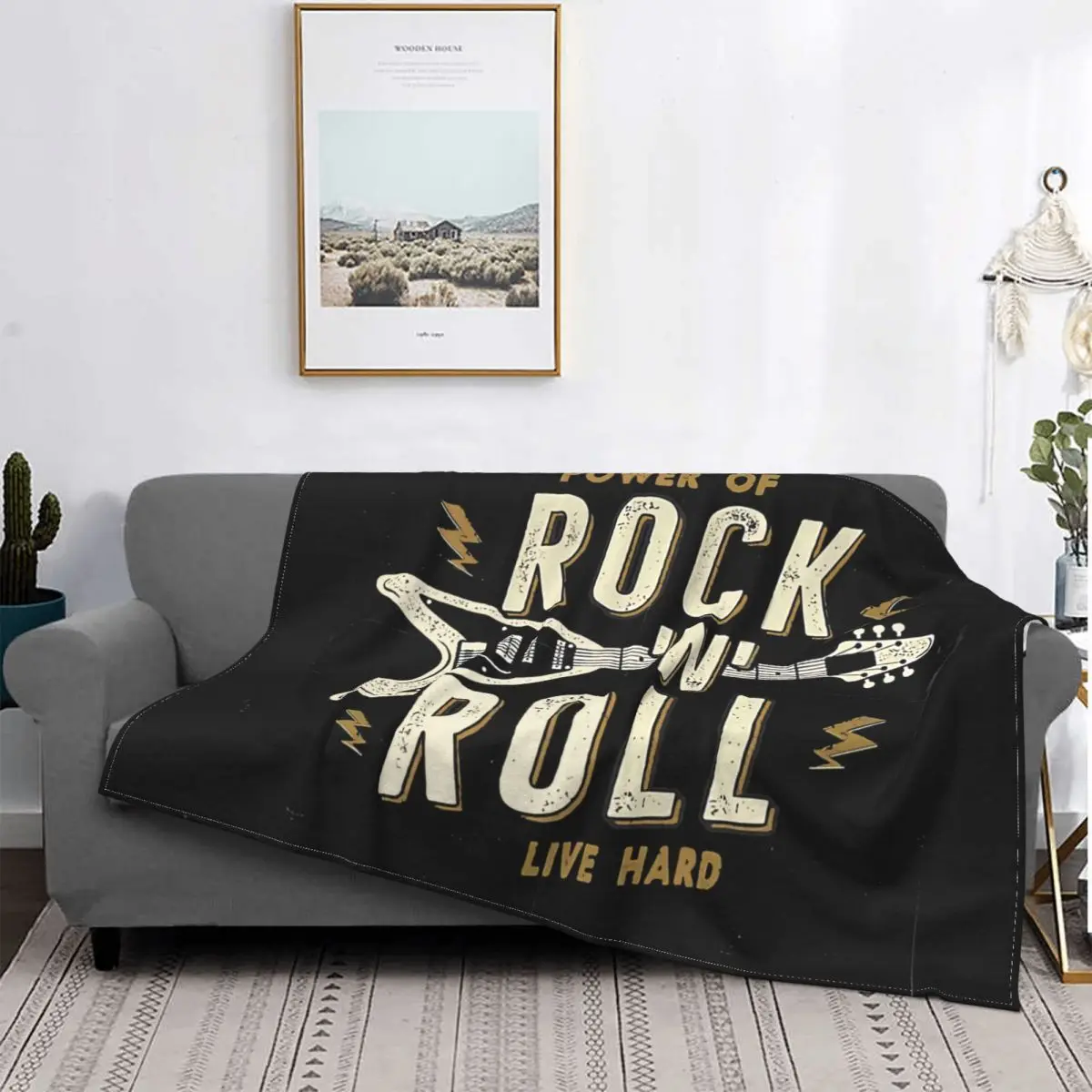 Черное металлическое одеяло, флисовое бархатное всесезонное одеяло Power Of Rock N Roll для любителей живой твердой музыки, одеяло для штук
Черное металлическое одеяло, флисовое бархатное всесезонное одеяло Power Of Rock N Roll для любителей живой твердой музыки, одеяло для штук