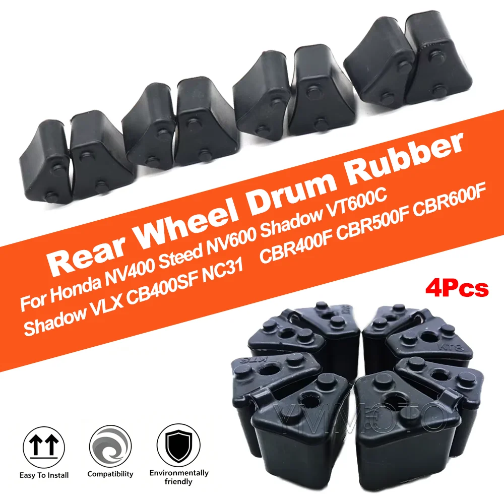 4PCS Rear Wheel Dampers Cushion Cush Drive Set For Honda NV400 Steed NV600 Shadow VT600C Shadow VLX CB400SF NC31 Cushion Rubber
4PCS Rear Wheel Dampers Cushion Cush Drive Set For Honda NV400 Steed NV600 Shadow VT600C Shadow VLX CB400SF NC31 Cushion Rubber