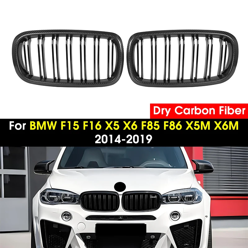 Передний бампер из углеродного волокна для BMW F15 F16 X5 X6 F85 F86 X5M X6M 2014-2019
Передний бампер из углеродного волокна для BMW F15 F16 X5 X6 F85 F86 X5M X6M 2014-2019