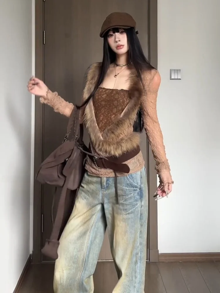 American Style Vintage Lace Base Shirt Women's Spring Summer Design Loose Fit Long Sleeve V-Neck Single Piece Fake Two-Piece
American Style Vintage Lace Base Shirt Women's Spring Summer Design Loose Fit Long Sleeve V-Neck Single Piece Fake Two-Piece