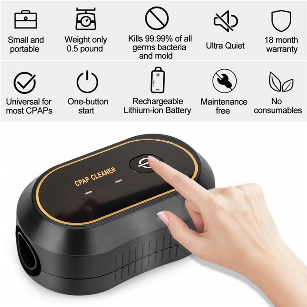 Portable Ozone Machine Generation for CPAP Clean, Ozone Generator Machine With Timer for CPAP BPAP Mask and Tubing Clean
Portable Ozone Machine Generation for CPAP Clean, Ozone Generator Machine With Timer for CPAP BPAP Mask and Tubing Clean