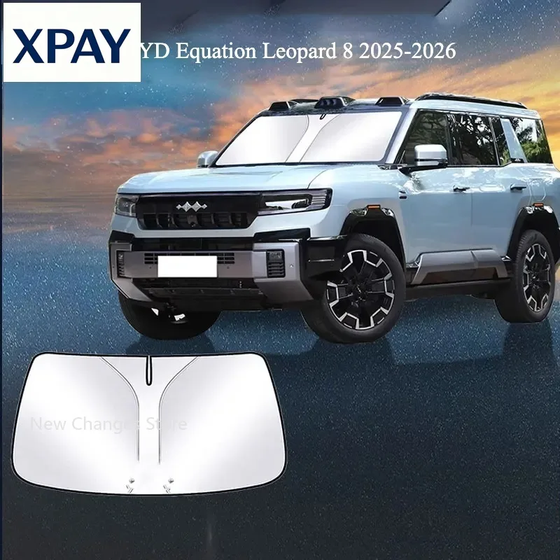 Новый автомобиль для BYD Equation Leopard 8 2025-2026, солнцезащитные козырьки, защита от ультрафиолета, солнцезащитный козырек, защита переднего лобового стекла, автомобильный Acce
Новый автомобиль для BYD Equation Leopard 8 2025-2026, солнцезащитные козырьки, защита от ультрафиолета, солнцезащитный козырек, защита переднего лобового стекла, автомобильный Acce