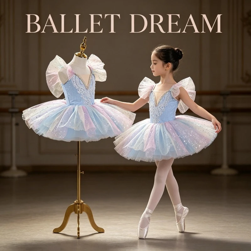 Girls' Little Swan Performance Dress Children's Ballet Skirt Soft and Thin Silk Children's Little Swan Pong Performance Dress
Girls' Little Swan Performance Dress Children's Ballet Skirt Soft and Thin Silk Children's Little Swan Pong Performance Dress