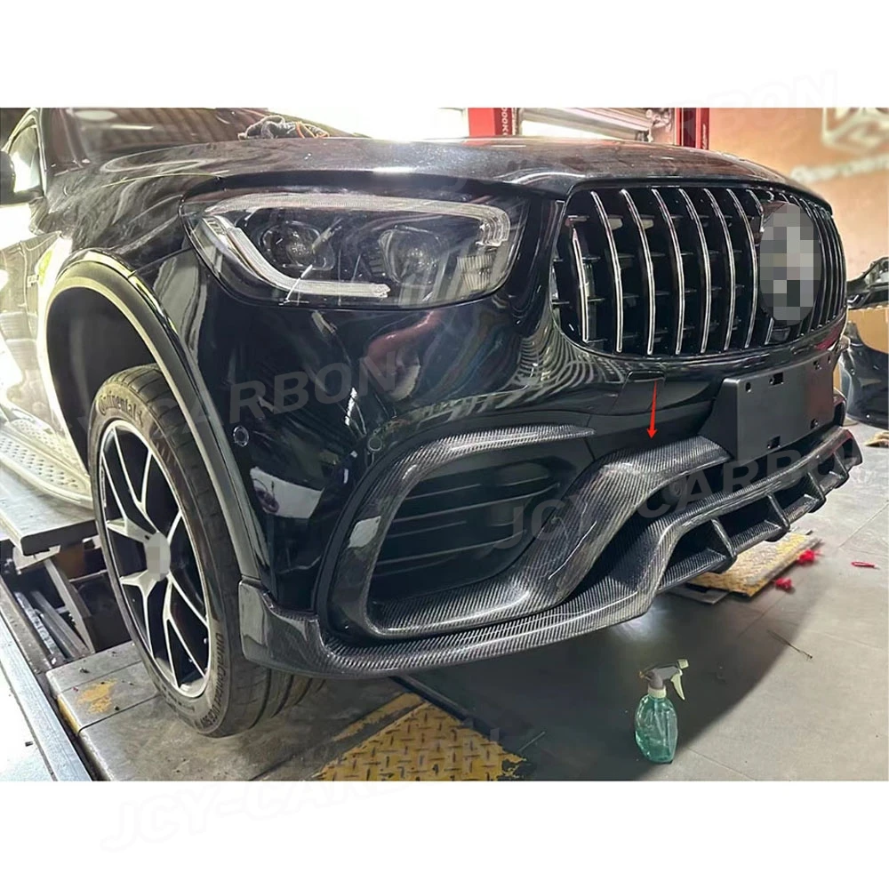 Dry Carbon Fiber For Benz GLC63 AMG SUV 2020 2021 2022 Front Lip Spoiler Diffuser Car Styling Tuning Parts Accessories
Dry Carbon Fiber For Benz GLC63 AMG SUV 2020 2021 2022 Front Lip Spoiler Diffuser Car Styling Tuning Parts Accessories