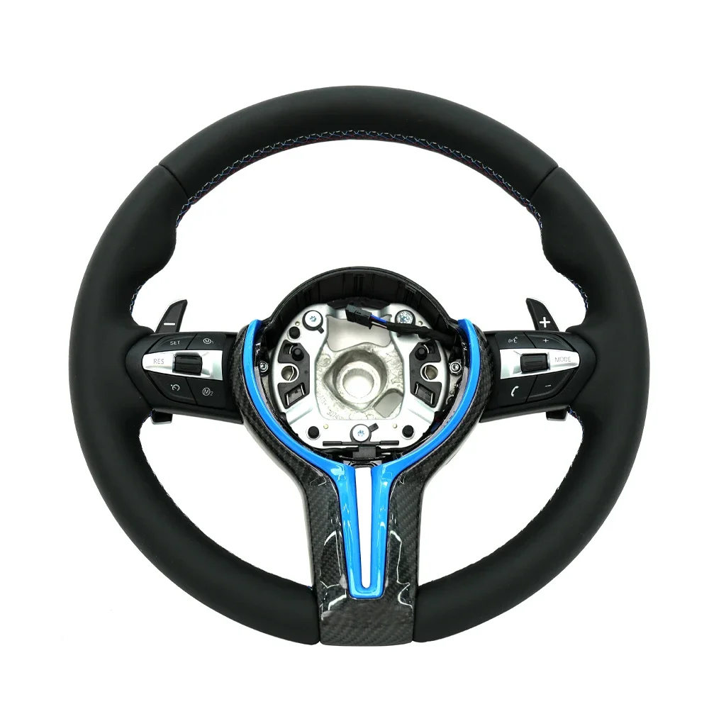 Рулевое колесо из кожи Nappa со стальной вилкой для BMW серии M, F, серии X3, F25/X4, F26/X5, F15/X6, F16 и т. д.
Рулевое колесо из кожи Nappa со стальной вилкой для BMW серии M, F, серии X3, F25/X4, F26/X5, F15/X6, F16 и т. д.