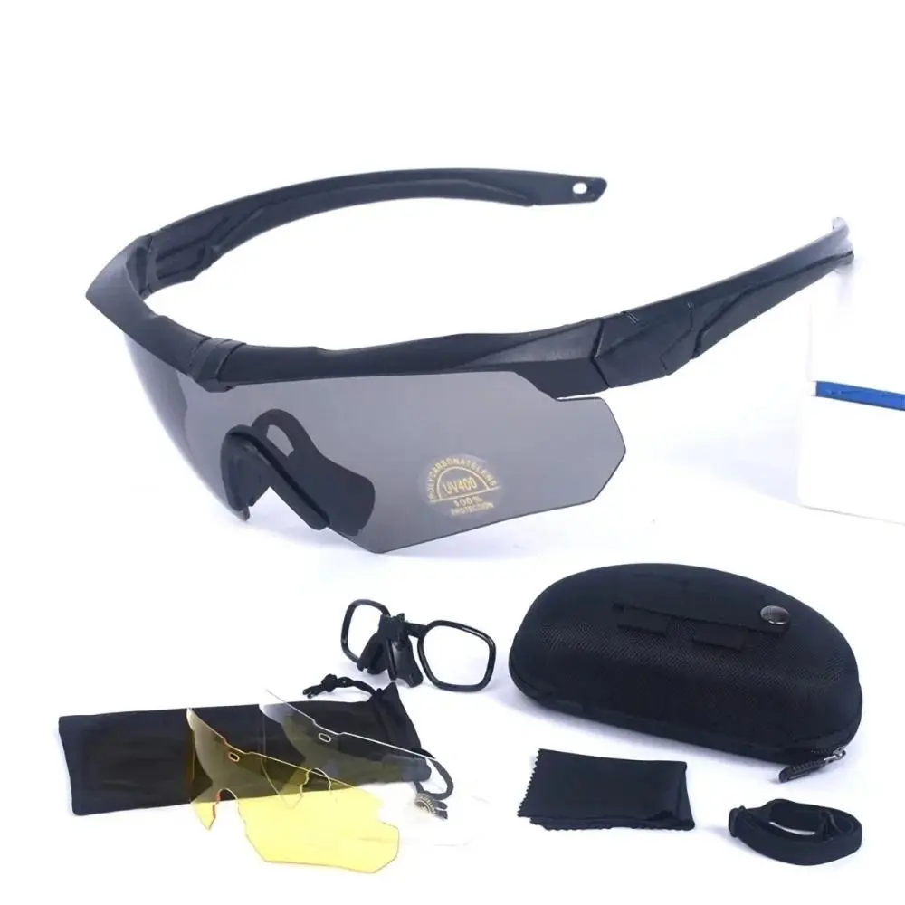HD 3 Lens Cycling Goggles Windproof Detachable Polarized Glasses UV Protection Anti Slip Motorcycle Glasses Outdoor Camping
HD 3 Lens Cycling Goggles Windproof Detachable Polarized Glasses UV Protection Anti Slip Motorcycle Glasses Outdoor Camping