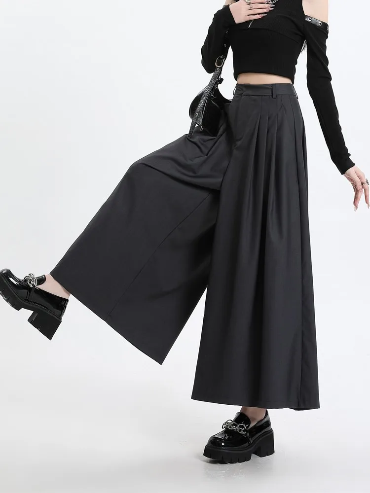 GUUZYUVIZ Oversized Pleated Wide Leg Pants Women 2024 Spring Janpese Style Casual Loose Grey Ankle Length Pants
GUUZYUVIZ Oversized Pleated Wide Leg Pants Women 2024 Spring Janpese Style Casual Loose Grey Ankle Length Pants