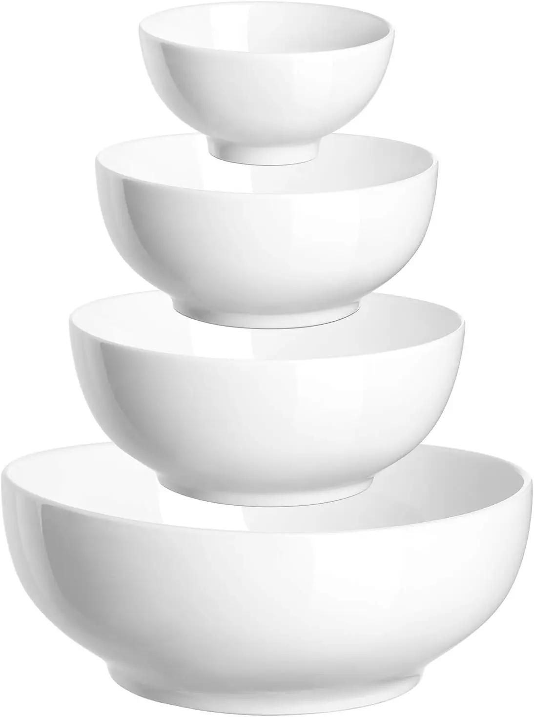 Ceramic Serving Bowls Set of 4, Mixing Bowls for Kitchen 70/30/20/8 oz, Dishwasher Safe Nesting Bowls
Ceramic Serving Bowls Set of 4, Mixing Bowls for Kitchen 70/30/20/8 oz, Dishwasher Safe Nesting Bowls