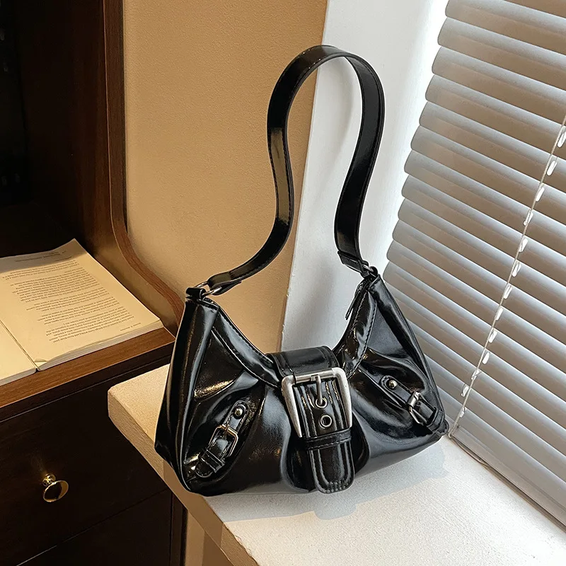 Belt Pleated Design Women PU Leather Shoulder Bags Y2K Style Simple Ladies Underarm Bag Casual Trendy Female Handbags Purse
Belt Pleated Design Women PU Leather Shoulder Bags Y2K Style Simple Ladies Underarm Bag Casual Trendy Female Handbags Purse