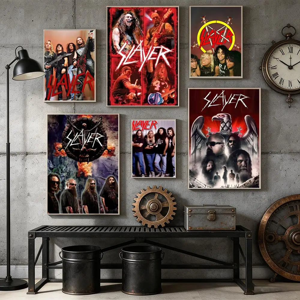 S-Slayer Heavy Metal Rock Band Poster Home Bar Wall Art Sticker Waterproof Self-Adhesive Mural for Living Room Bedroom Decor
S-Slayer Heavy Metal Rock Band Poster Home Bar Wall Art Sticker Waterproof Self-Adhesive Mural for Living Room Bedroom Decor