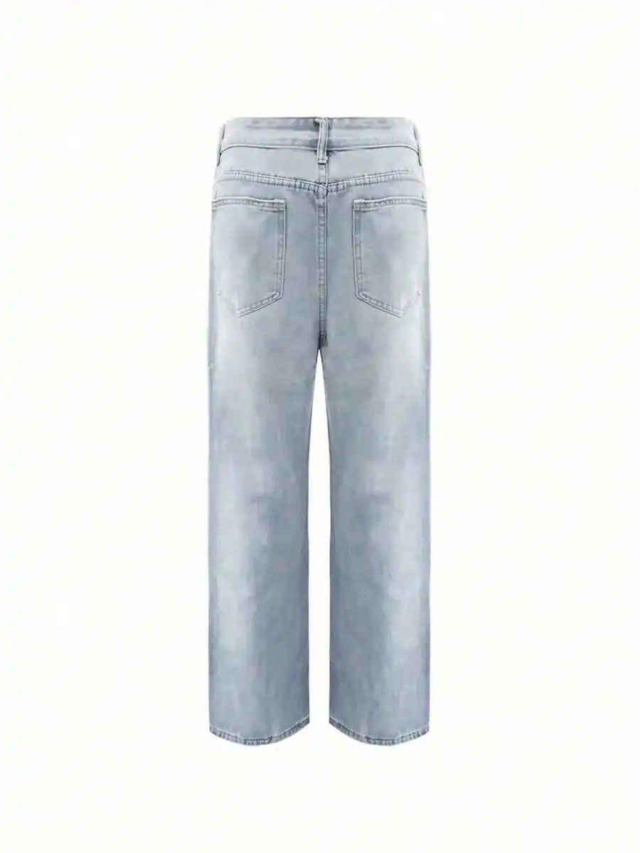 Light Wash Loose Wide Leg Jeans Straight Fit Denim Pants For Men
Light Wash Loose Wide Leg Jeans Straight Fit Denim Pants For Men