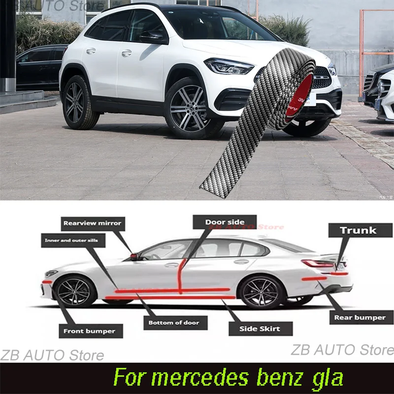 For Mercedes Benz Gla Suv Strong adhesive bumper strip, front and rear lip side skirts, collision and scratch resistant suitable
For Mercedes Benz Gla Suv Strong adhesive bumper strip, front and rear lip side skirts, collision and scratch resistant suitable