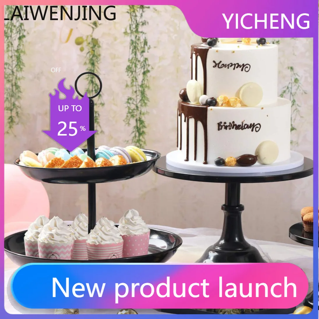 LYY Birthday Cake Stand Set Coffee Table Dessert Display Plate
LYY Birthday Cake Stand Set Coffee Table Dessert Display Plate