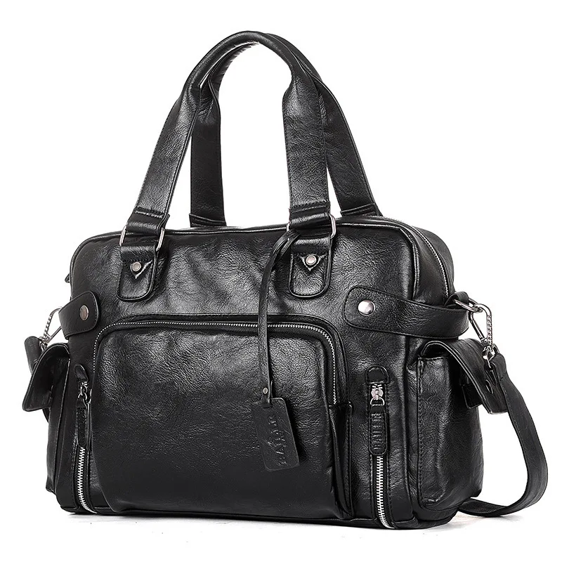 Handbag for Man Shoulder Briefcase Bag PU Leather Tote Laptop Business Boston Duffel Crossbody Side Bag Husband Men'S Necessaire
Handbag for Man Shoulder Briefcase Bag PU Leather Tote Laptop Business Boston Duffel Crossbody Side Bag Husband Men'S Necessaire