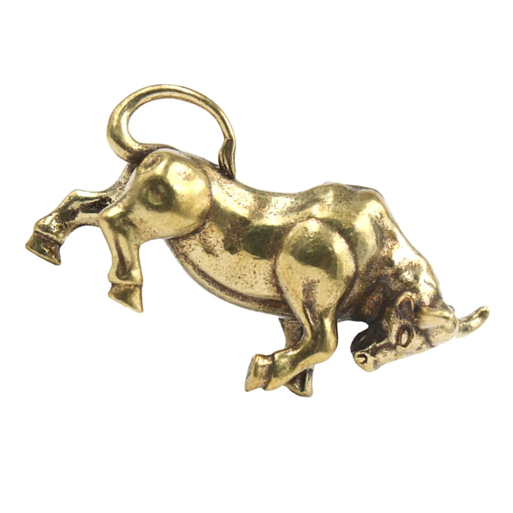 Brass Bull Pendant Ox Keychain Charm Retro Hanging Adorn Jewelry Craft Accessory Lightweight Auspicious Fashion
Brass Bull Pendant Ox Keychain Charm Retro Hanging Adorn Jewelry Craft Accessory Lightweight Auspicious Fashion