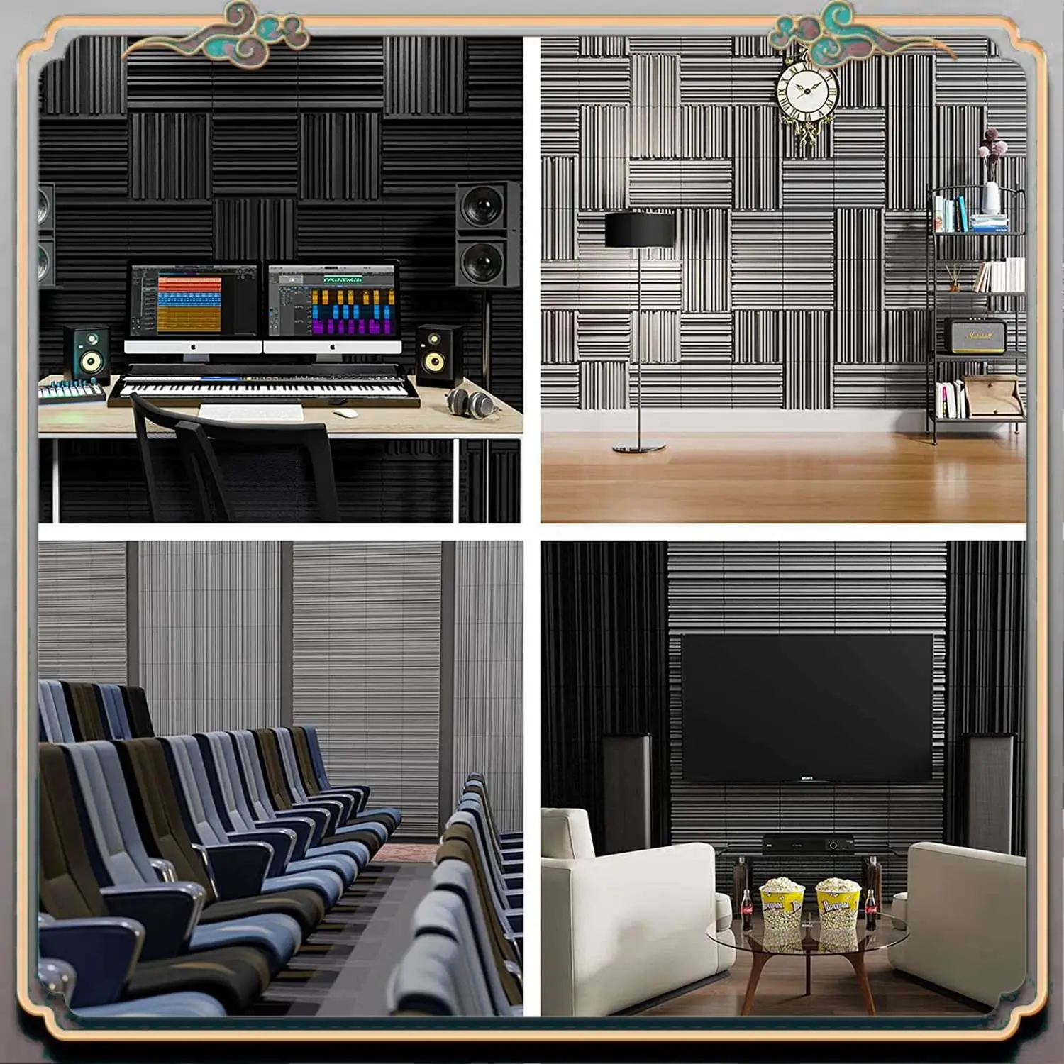 Durable 24 Pack Self-Adhesive Sound Proof Foam Panels Acoustic Foam High Resilience Sound Proofing Padding
Durable 24 Pack Self-Adhesive Sound Proof Foam Panels Acoustic Foam High Resilience Sound Proofing Padding