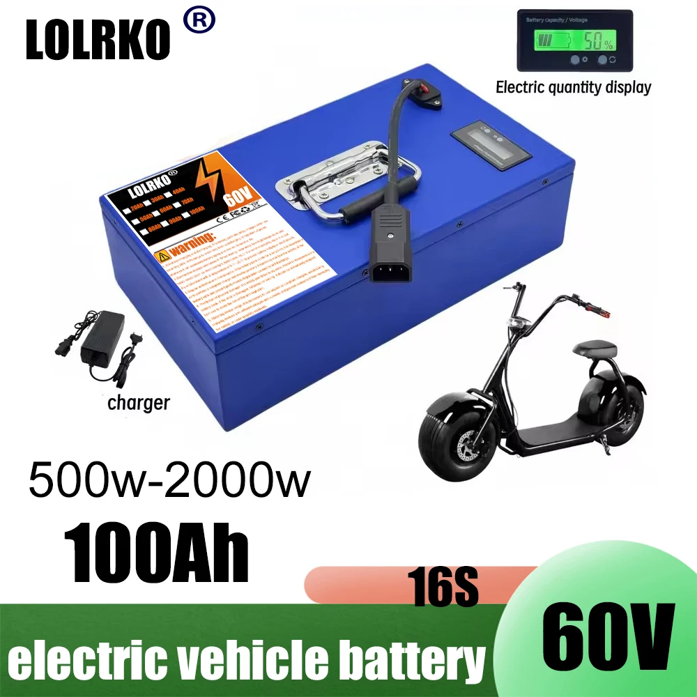 Air fast transportation 60V New Full Capacity Power 18650 Lithium Battery 20AH-100AH Suitable for 250-3000W
Air fast transportation 60V New Full Capacity Power 18650 Lithium Battery 20AH-100AH Suitable for 250-3000W