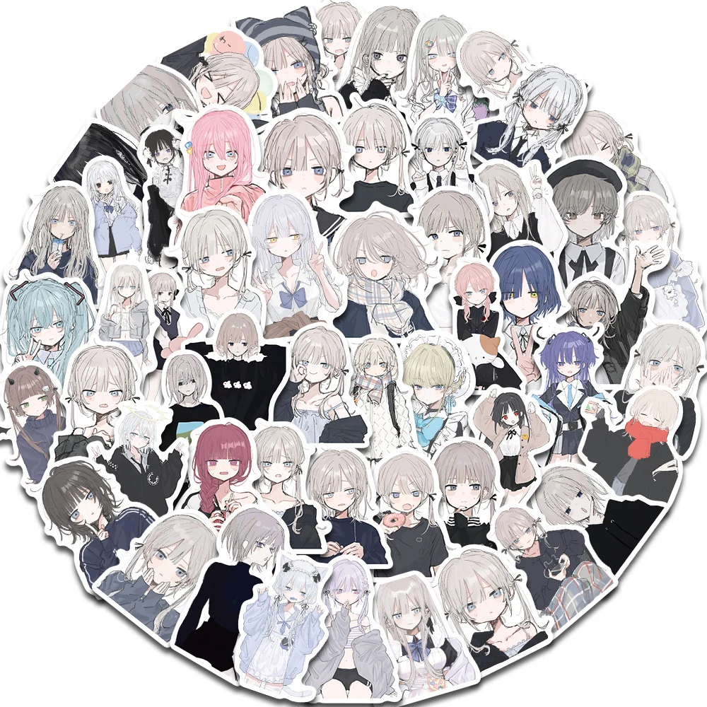 56PCS Anime style Cute Beautiful Cool Girl Stickers Scrapbooking Collage Material Guitar Water Cup Bicycle Notebook DIY Stickers
56PCS Anime style Cute Beautiful Cool Girl Stickers Scrapbooking Collage Material Guitar Water Cup Bicycle Notebook DIY Stickers
