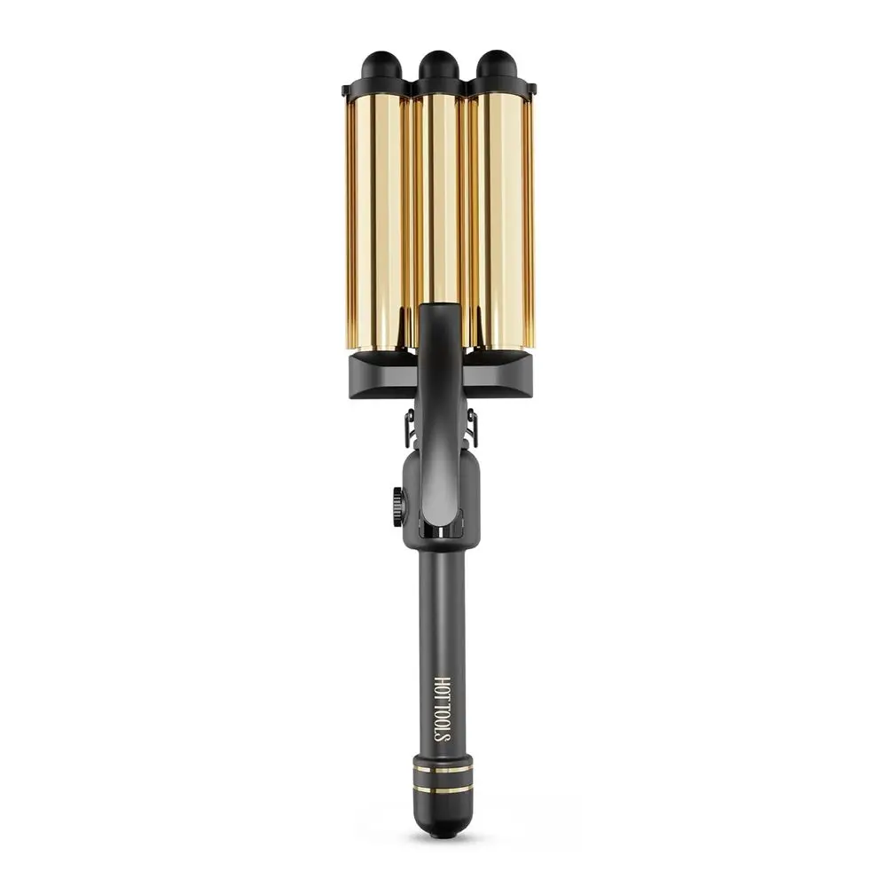 24K Gold Digital 3 Barrel Hair Waver - Jumbo Size for Long-Lasting Waves
24K Gold Digital 3 Barrel Hair Waver - Jumbo Size for Long-Lasting Waves