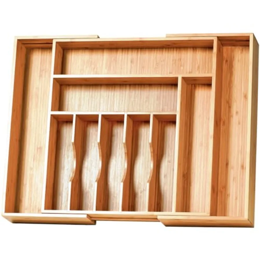 Etra Large Epandable Kitchen Siverware Utensils Drawer Organizer " Deep for Big Drawer Adjustable Bamboo Wood Drawer Divider wi
Etra Large Epandable Kitchen Siverware Utensils Drawer Organizer " Deep for Big Drawer Adjustable Bamboo Wood Drawer Divider wi