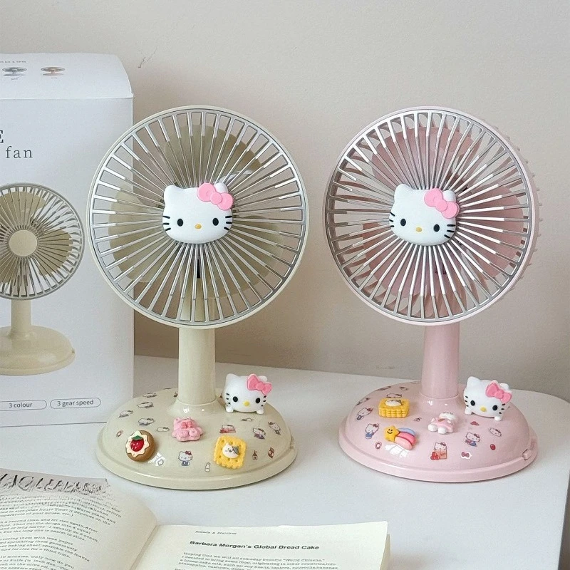 Hello Kitty Fan Sanrio Anime Cartoon Printing Kawaii Dormitory Desktop Big Wind Fan USB Charging Cooling Desktop Holiday Gifts
Hello Kitty Fan Sanrio Anime Cartoon Printing Kawaii Dormitory Desktop Big Wind Fan USB Charging Cooling Desktop Holiday Gifts