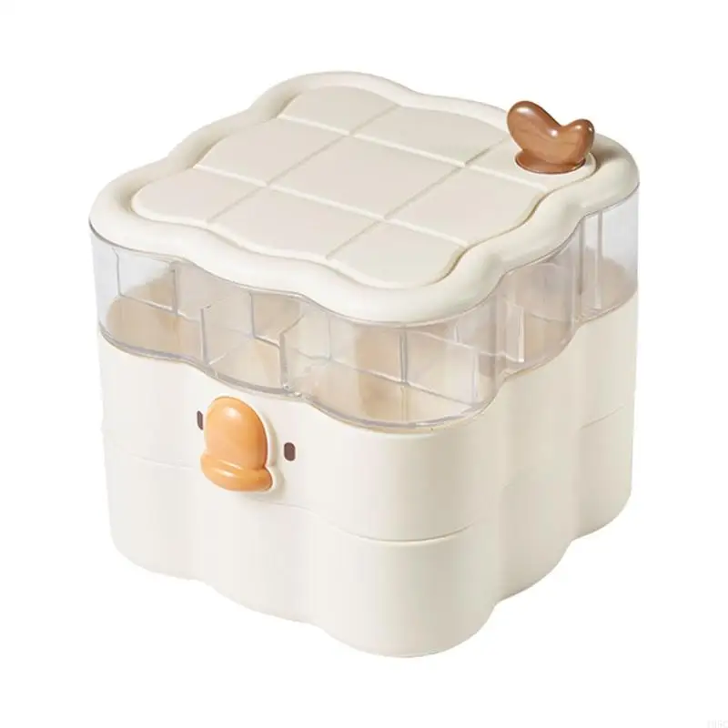 195C Stylish Cartoon Rotating Jewelry Holder Multi Layer Cosmetics Storage Box Bathroom Countertop Accessories Organiser
195C Stylish Cartoon Rotating Jewelry Holder Multi Layer Cosmetics Storage Box Bathroom Countertop Accessories Organiser