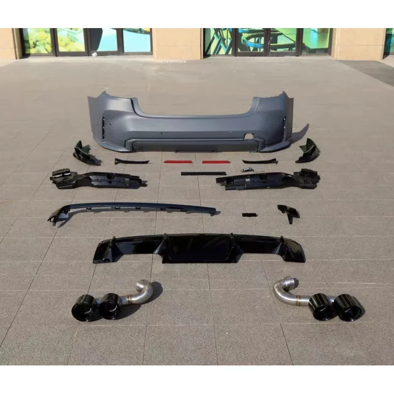Unpainted Rear Bumper Assembly Exhaust Pipe Body Kit
Unpainted Rear Bumper Assembly Exhaust Pipe Body Kit