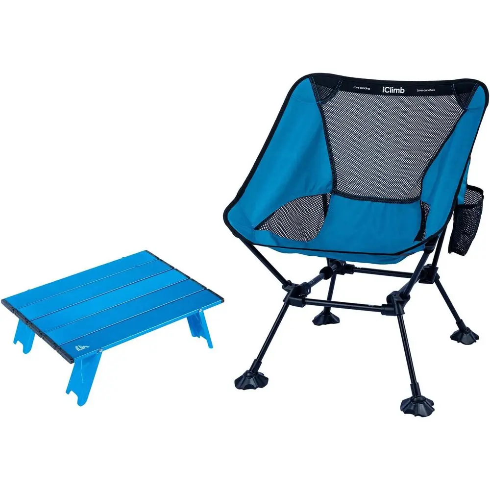 Ultralight Folding Beach Chair and Compact Side Table Set for Outdoor Adventures
Ultralight Folding Beach Chair and Compact Side Table Set for Outdoor Adventures