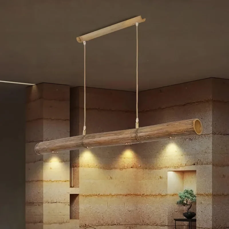 Restaurant LED Chandelier Creative and Personalized Bar Table Lamp Wabi Sabi Homestay Commercial Bamboo Tea Room Chandelier
Restaurant LED Chandelier Creative and Personalized Bar Table Lamp Wabi Sabi Homestay Commercial Bamboo Tea Room Chandelier